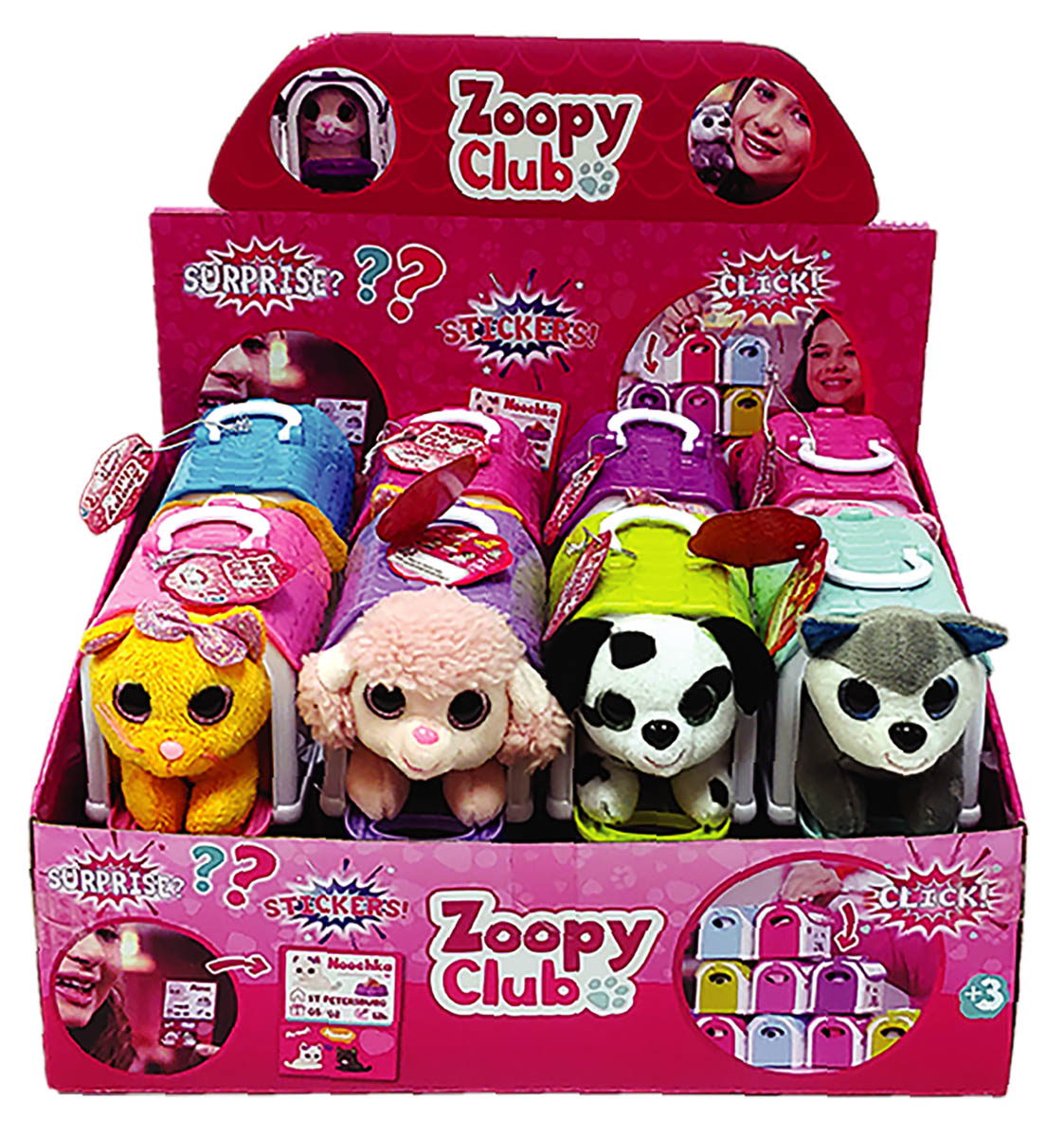 Zoopy Club Mini 16 pcs In Display (16 pieces - 8 styles)